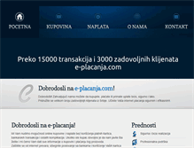 Tablet Screenshot of e-placanja.com